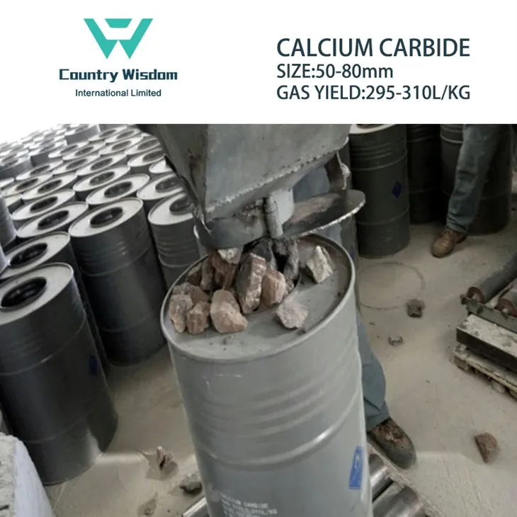 Manufacture Calcium Carbide 50/100kg Iron Drum Industrial Grade