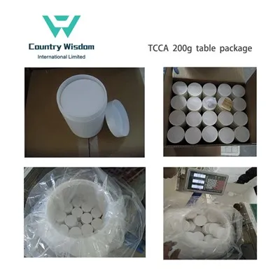 Tuam Tshoj Chaw tsim tshuaj paus 90% Granular Chlorine Tablets Trichloroisocyanuric Acid TCCA