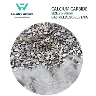 Chaw tsim tshuaj paus Calcium Carbide Tuam Tshoj 50-80 / 15-25 / 25-50 / 80-120 / 7-15 / 4-7mm