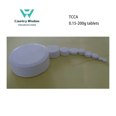 Trichloroisocyanuric Acid Chlorine 0 15-200g ntsiav tshuaj TCCA