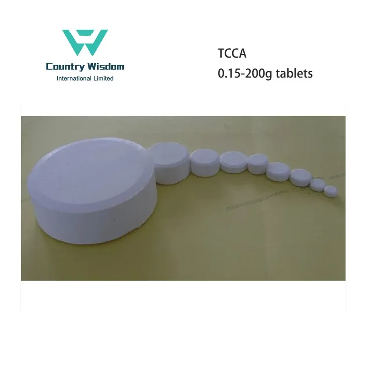 Trichloroisocyanuric Acid Chlorine 0 15-200g ntsiav tshuaj TCCA